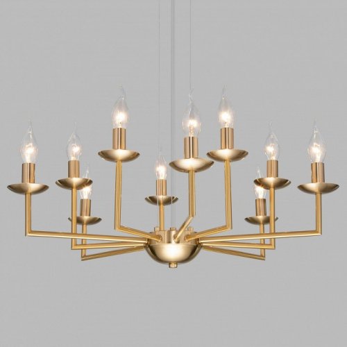 Подвесная люстра Eurosvet Cariso 60150/10 латунь