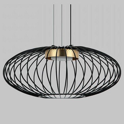 Подвесной светильник Imex MD.2310 MD.23103-1-P-BK+BR Подвесной светильник Imex MD.2310 MD.23103-1-P-BK+BR