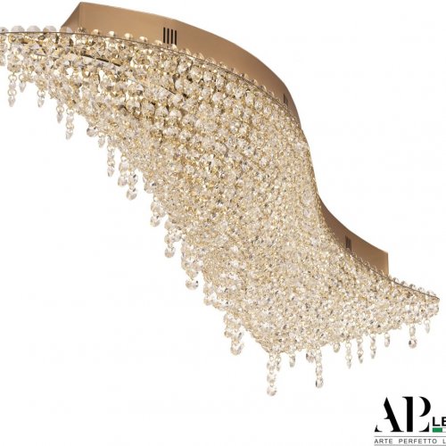 Потолочная люстра APL LED Sicilia SH507.2.80.B.Gd.3000