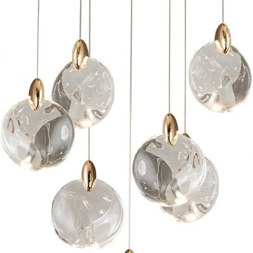 Подвесной светильник OD2440 OD2440-7 gold/clear