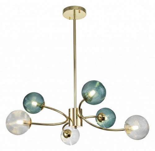 Люстра на штанге Indigo Selva 11032/6R Gold Люстра на штанге Indigo Selva 11032/6R Gold