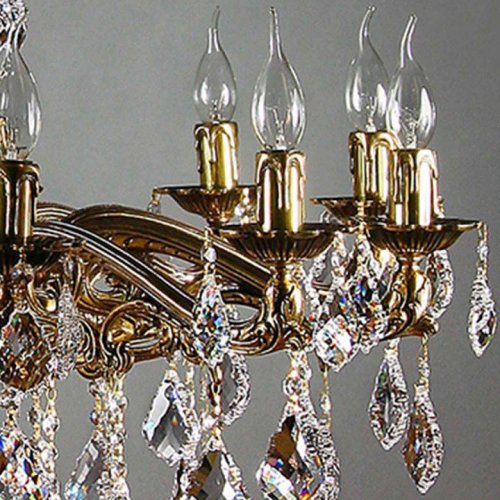 Подвесная люстра Ambiente by Brizzi Leon 2128/12 PB New Leaf Подвесная люстра Ambiente by Brizzi Leon 2128/12 PB New Leaf