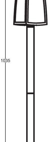 Наземный фонарь Oasis Light FRANKFURT I 2736-1000 R Наземный фонарь Oasis Light FRANKFURT I 2736-1000 R