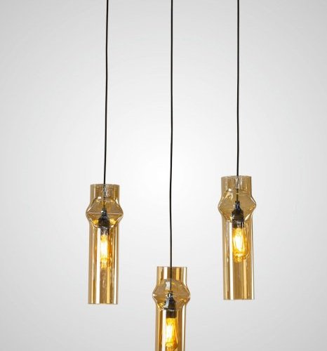 Подвесной светильник AM Group AM357 AM357-3AMBER