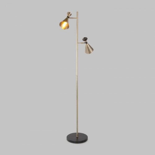 Торшер Bogates Glustin 01109/2 латунь / черный