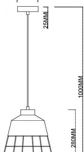 Подвесной светильник MyFar Hill MR1370-1P