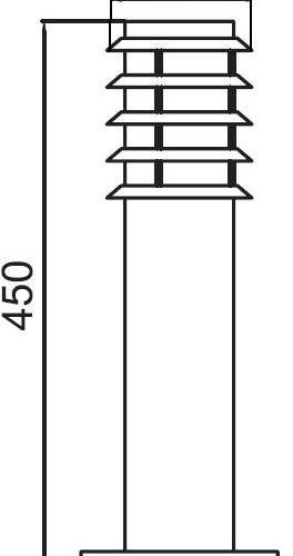 Наземный светильник Oasis Light 75829-450 SS