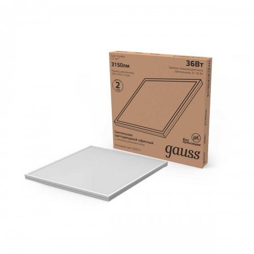 Потолочный светодиодный светильник Gauss 842123340 Потолочный светодиодный светильник Gauss 842123340