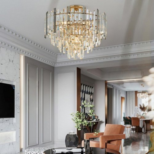 Потолочная люстра Arte Milano Sorrento-4409 374409/7/60/470 GD Потолочная люстра Arte Milano Sorrento-4409 374409/7/60/470 GD