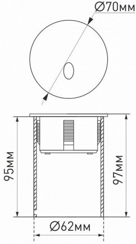 Встраиваемый светильник уличный Arlight LT-GAP 025737