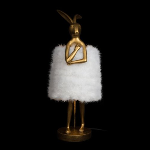 Интерьерная настольная лампа Lapine 10315/B White fluff