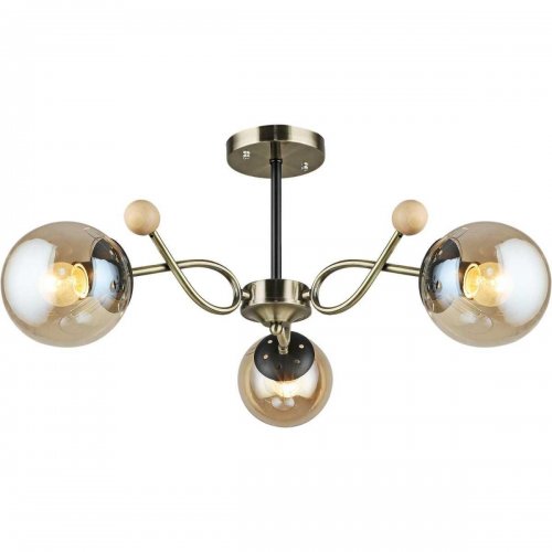 Потолочный светильник Reluce 02021-0.3-03 AB+BK Потолочный светильник Reluce 02021-0.3-03 AB+BK