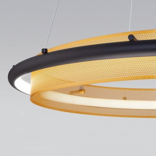Подвесная люстра Eurosvet Imperio 90241/1 черный/ золото Smart