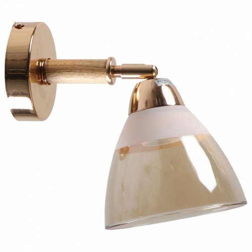 Бра Imex MD.8315 MD.8315-1-W-FGD+WOOD Бра Imex MD.8315 MD.8315-1-W-FGD+WOOD