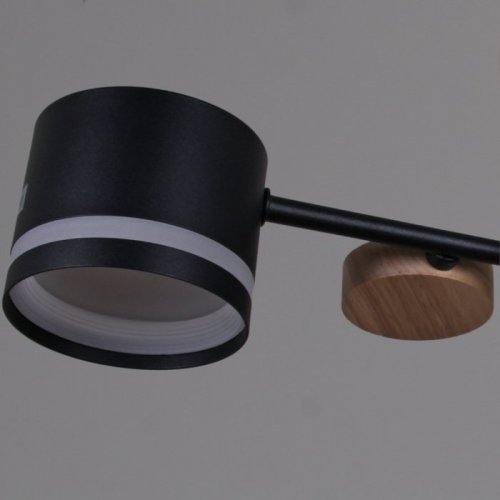 Потолочная люстра  68730-0.3-06 GX53 BK+WOOD