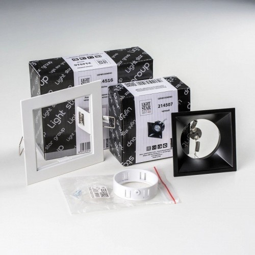 Встраиваемый светильник Lightstar Domino D51607WMOD