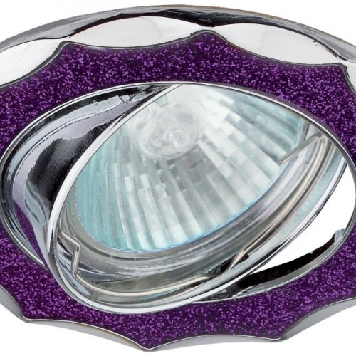 Встраиваемый светильник ЭРА Декор DK17 CH/SH PU