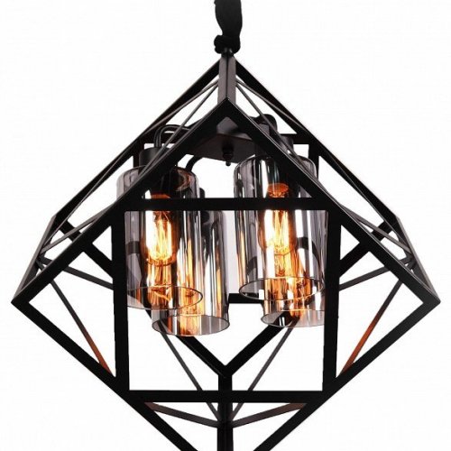 Подвесной светильник Lumina Deco Brutte LDP 11339-4 BK Подвесной светильник Lumina Deco Brutte LDP 11339-4 BK