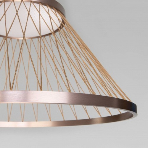 Подвесной светильник Eurosvet Cesta 40017/1 LED коричневый Подвесной светильник Eurosvet Cesta 40017/1 LED коричневый