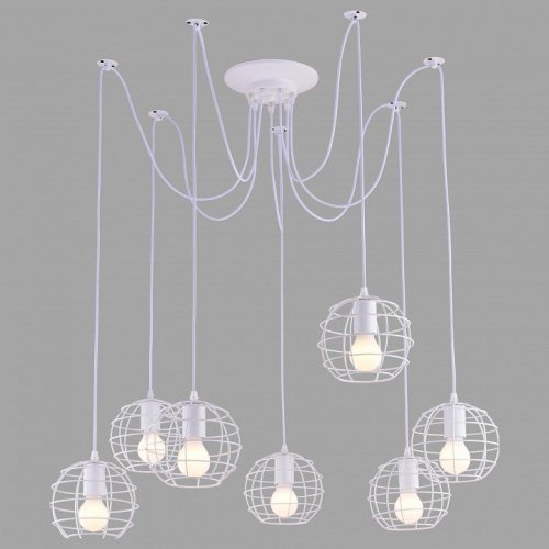 Подвесная люстра Arte Lamp A1110SP-7WH Подвесная люстра Arte Lamp A1110SP-7WH