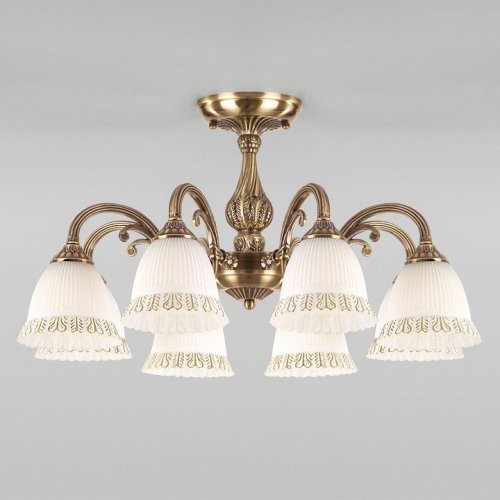 Потолочная люстра Eurosvet Campina 60107/8 античная бронза Потолочная люстра Eurosvet Campina 60107/8 античная бронза