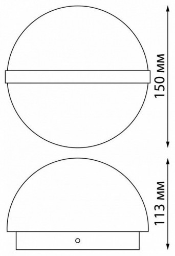 Настенный светильник уличный Novotech Opal 359195