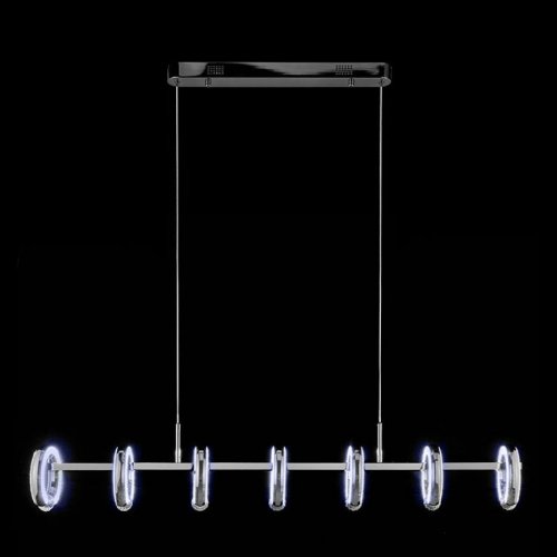 Подвесная люстра Ani LE7710/7L Black Chrome