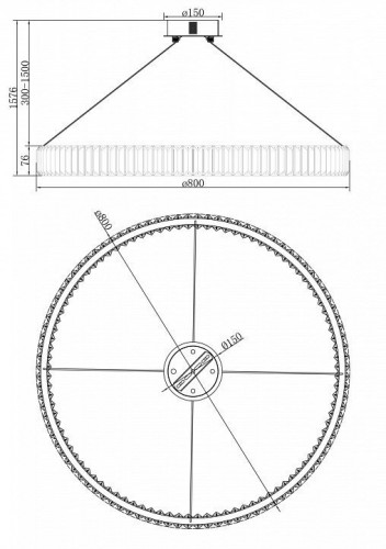 Подвесной светильник Freya Tier FR5257PL-L32CH