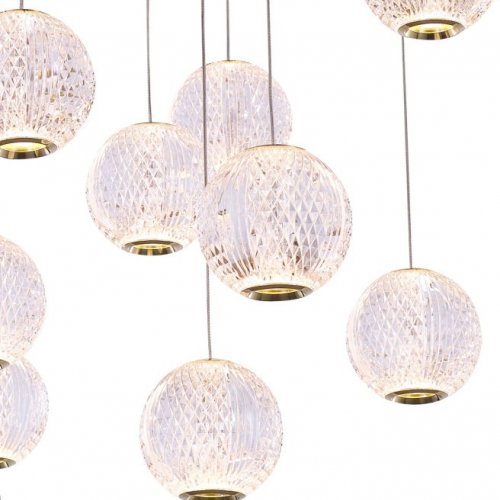 Подвесной светильник DeLight Collection Elliot Diamante MD20001012-17A gold