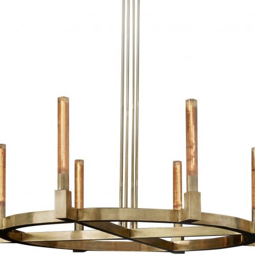 Подвесная люстра DeLight Collection Cannele KM0550P-8 brass