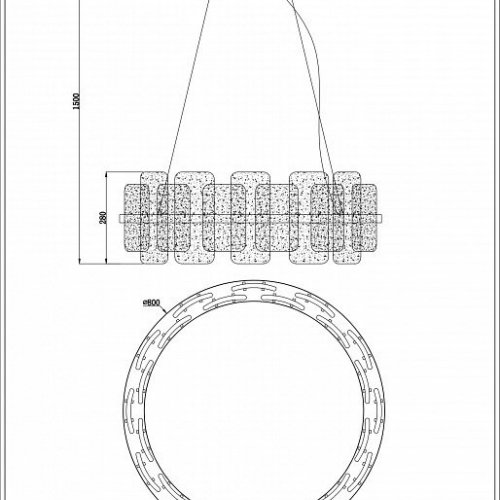 Подвесная люстра Wertmark Nelly WE158.24.303