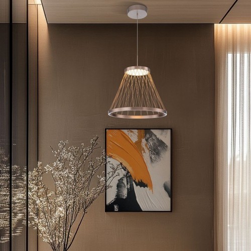 Подвесной светильник Eurosvet Cesta 40016/1 LED коричневый Подвесной светильник Eurosvet Cesta 40016/1 LED коричневый