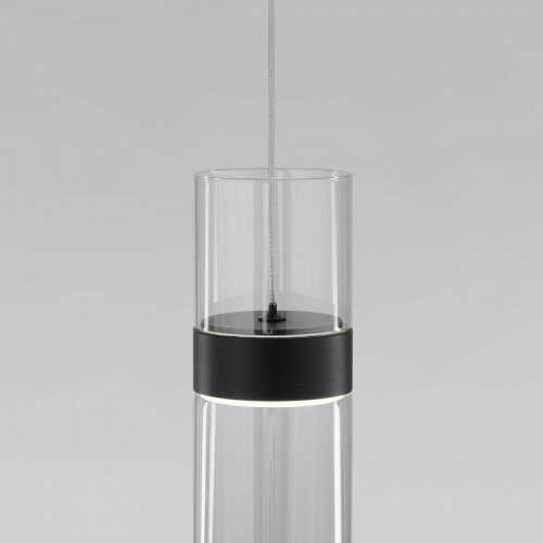 Подвесной светильник Eurosvet Lumen 50244/1 LED черный/прозрачный Подвесной светильник Eurosvet Lumen 50244/1 LED черный/прозрачный