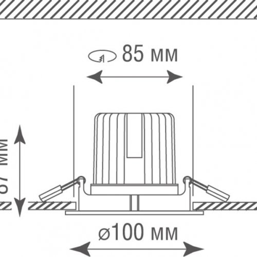 Точечный светильник Donolux Basis DL18894R12W1