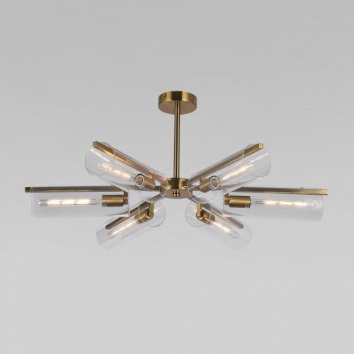 Потолочная люстра Eurosvet Trompeta 70144/6 латунь Потолочная люстра Eurosvet Trompeta 70144/6 латунь
