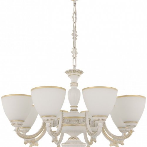 Подвесная люстра Arte Milano AM342837 342837/8 WT+G Подвесная люстра Arte Milano AM342837 342837/8 WT+G