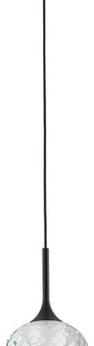 Подвесной светильник Newport ZARA 7241/S mat.black clear