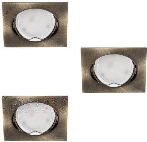 Точечный светильник (в комплекте 3 шт.) Kanlux TRIBIS II L AB 23843