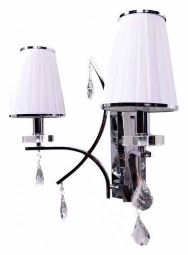 Бра Lumina Deco Glamour LDW 66247-2 WT+CHR