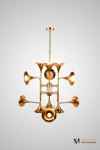 Люстра на штанге AM-Group AM259 AM259-12