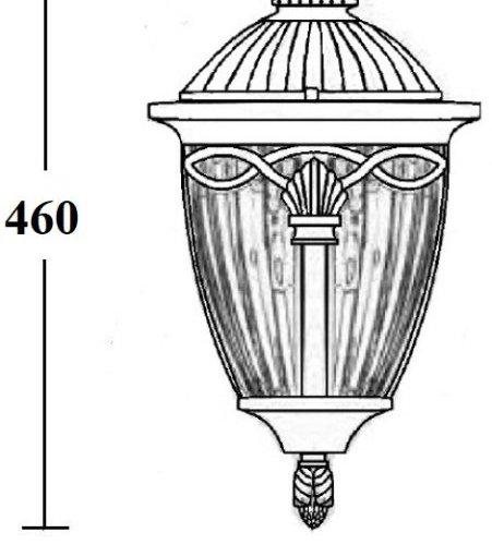 Потолочный светильник уличный Oasis Light FES 86305A Bl