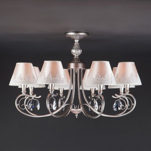 Потолочная люстра Eurosvet Incanto 60069/8 серебро