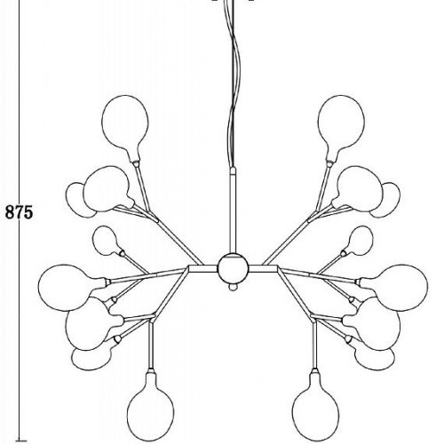 Подвесная люстра Freya Florencia FR5049PL-27B