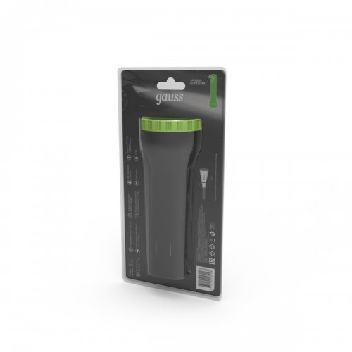 Ручной светодиодный фонарь Gauss аккумуляторный 128х48 50 лм GF101 Ручной светодиодный фонарь Gauss аккумуляторный 128х48 50 лм GF101