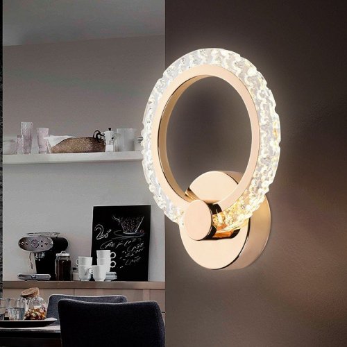 Накладной светильник Ambrella light Original 6 FA419 GD золото 6400K/3000K/4200K 12W 230*190*60