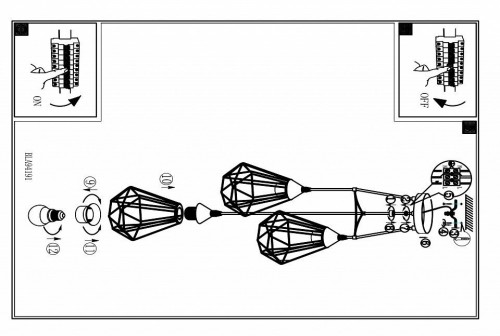 Подвесная люстра Eglo Tarbes 94196