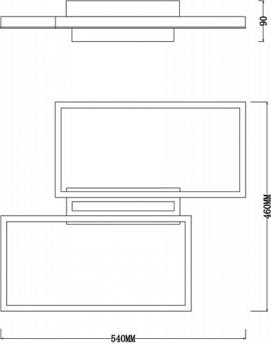 Потолочная люстра Escada Scales 10209/2LED White Потолочная люстра Escada Scales 10209/2LED White