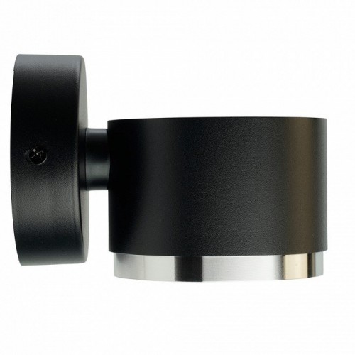 Светильник  настенный Feron HL4598  Barrel DUET 12W, 230V,GX53, черный + хром IP20