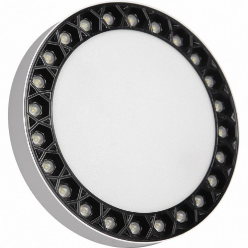 Потолочный светодиодный светильник iLedex Mercury 5552-24W-D165-3/4K-WH+BK