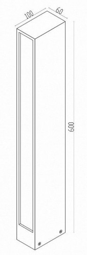 Наземный светильник Maytoni Hof O422FL-L12GF